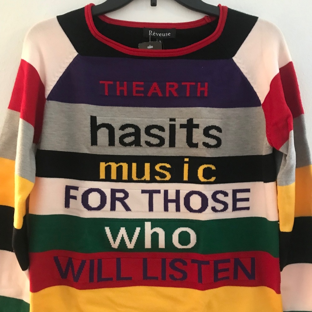SOLD Colorful Early 2000s Sweater- NEW